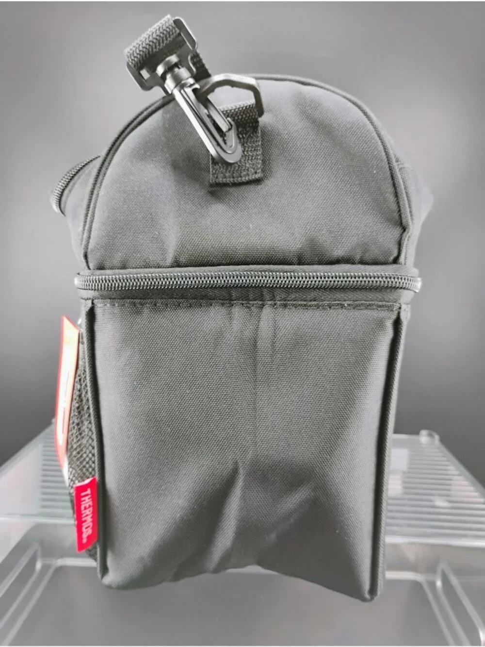 Thermos Insulated Lunch Lugger Black With Adjustable Strap Durable